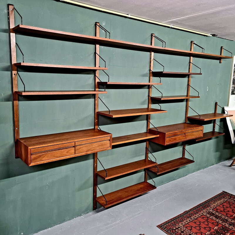 Vintage system wall unit by Poul Cadovius, 1960s