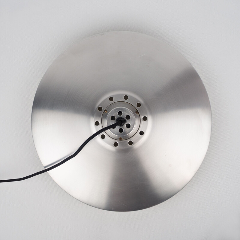 Danish vintage aluminum pendant lamp, 1970s