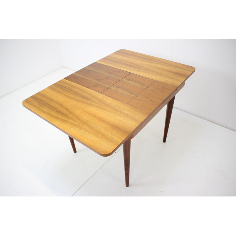 Table pliante vintage par Jindrich Halabala, Tchécoslovaquie 1950