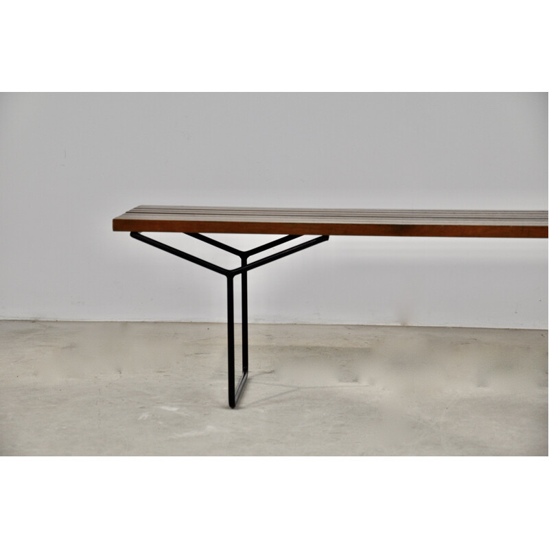 Banc Italien vintage en bois, 1960