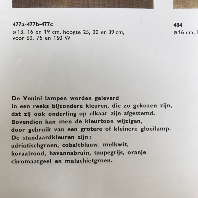 Venini Hängeleuchte aus beigem Muranoglas, Paolo VENINI - 1960