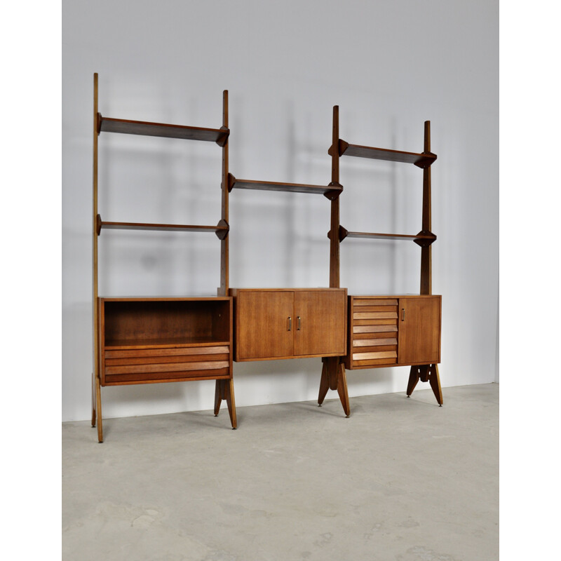 Italian vintage wall unit, 1960s