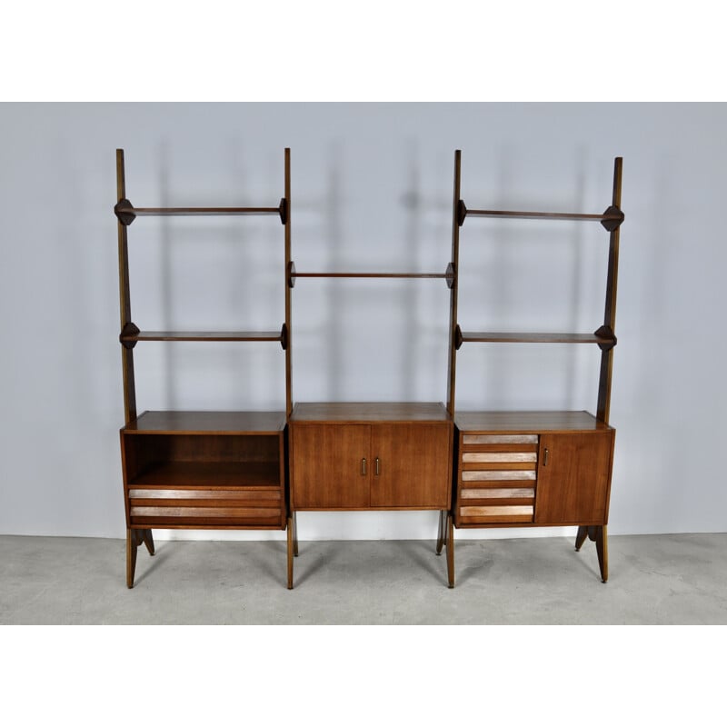 Italian vintage wall unit, 1960s