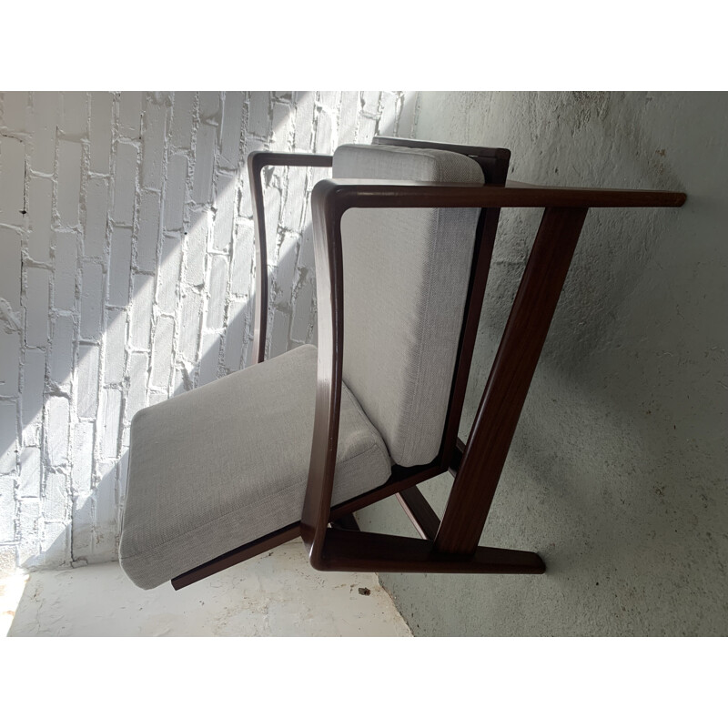 Paire de fauteuils vintage S par Arne Wahl Iversen pour Komfort, Danemark 1960