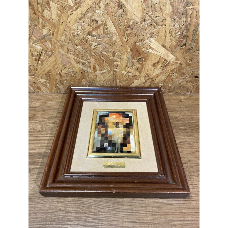 Vintage painting Lincolin by Salvador Dali