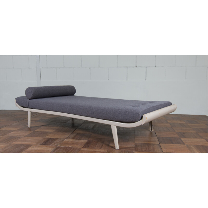 Dutch Auping "Cléopatra" daybed in grey fabric, Dick CORDEMEIJER - 1950s