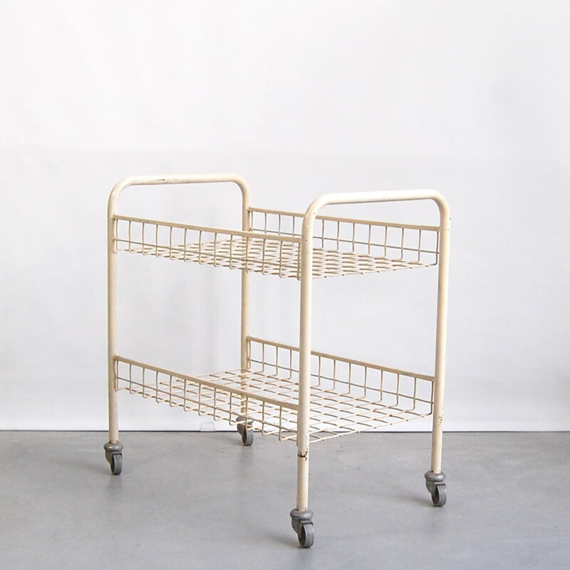 Mecatable vintage trolley by Pierre Guariche for Meurop, 1960s