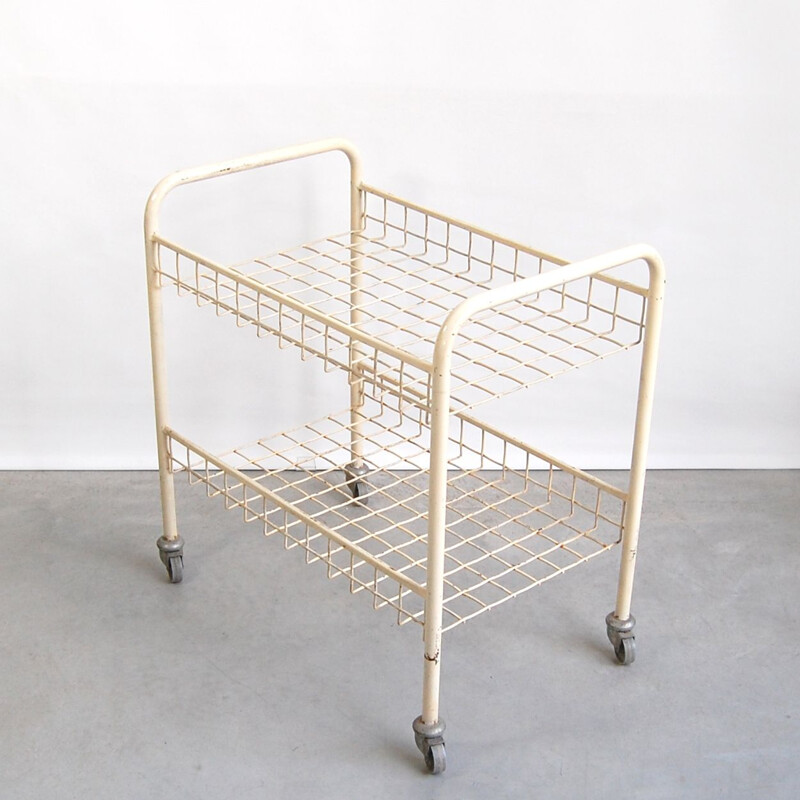 Mecatable vintage trolley by Pierre Guariche for Meurop, 1960s