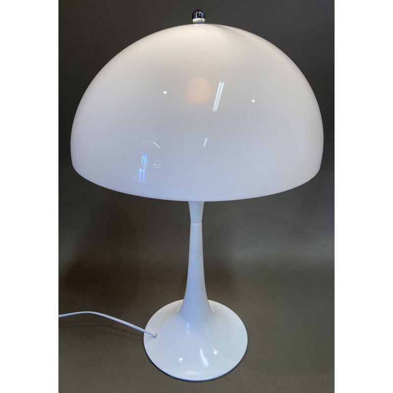 Vintage scandinavian lamp white