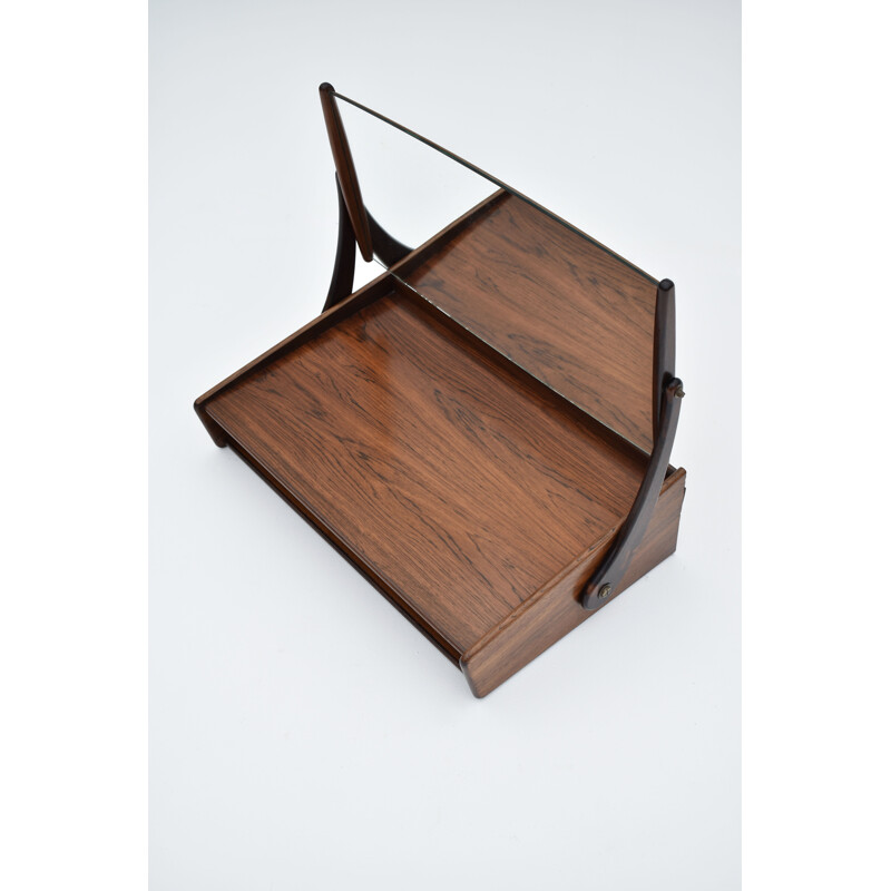 Rosewood Wall Mounted Vanity Unit by Svend Aage Madsen for NB Mobler 