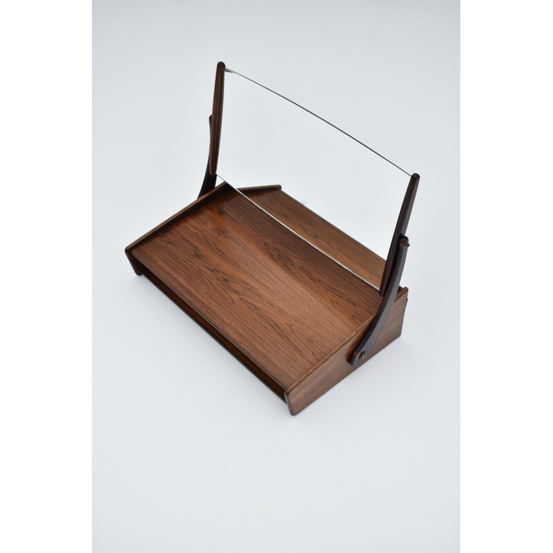 Rosewood Wall Mounted Vanity Unit by Svend Aage Madsen for NB Mobler 