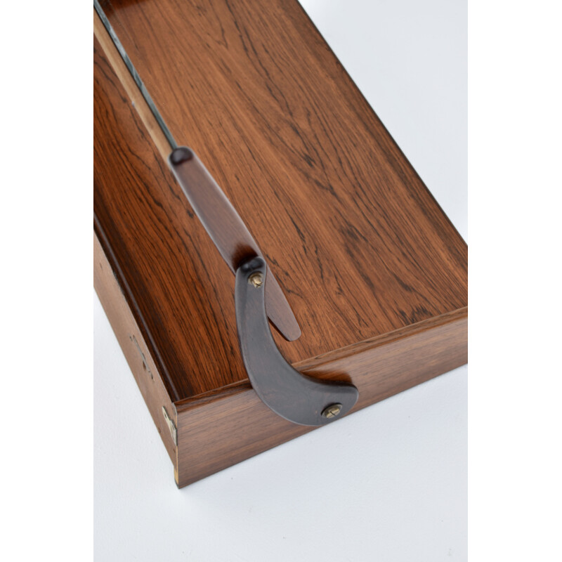 Rosewood Wall Mounted Vanity Unit by Svend Aage Madsen for NB Mobler 