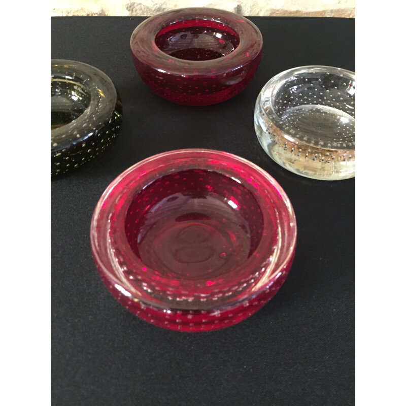Set of 4 vintage glass trinkets