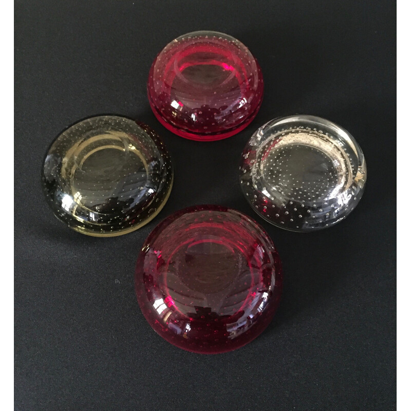 Set of 4 vintage glass trinkets