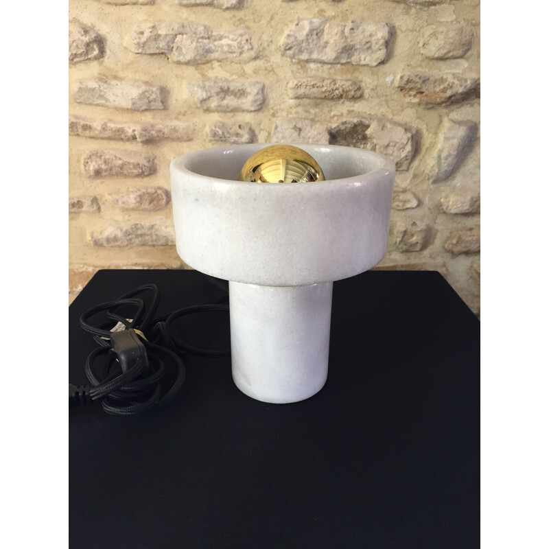 Vintage Stone lamp in marmer van Tom Dixon