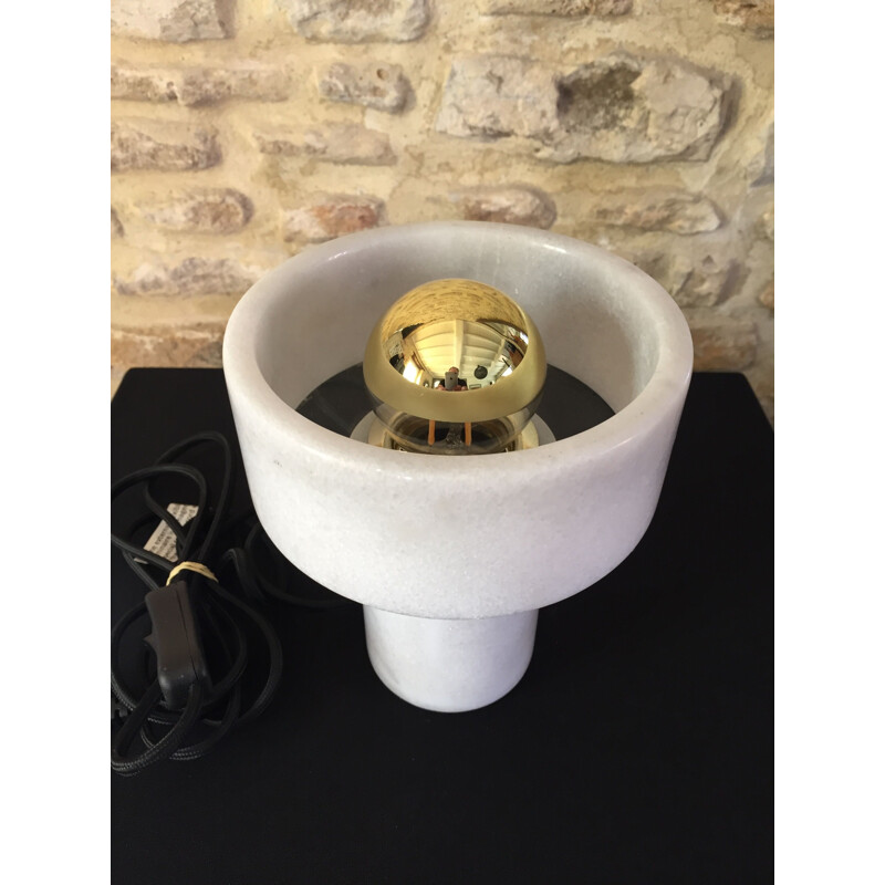 Vintage Stone lamp in marmer van Tom Dixon