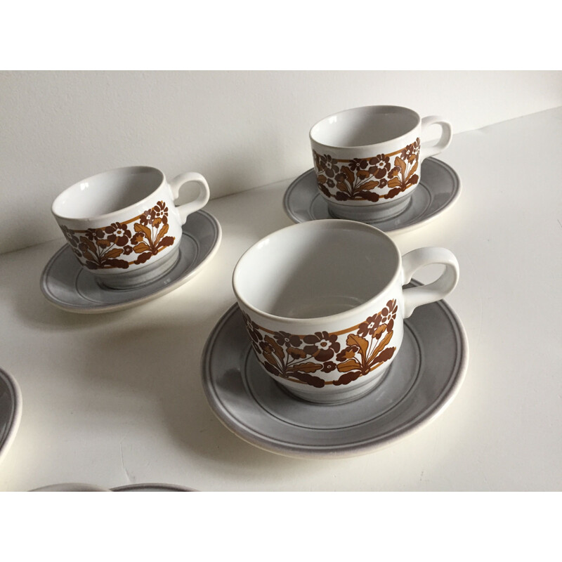 Conjunto de café em cerâmica Vintage da Kiln Craft