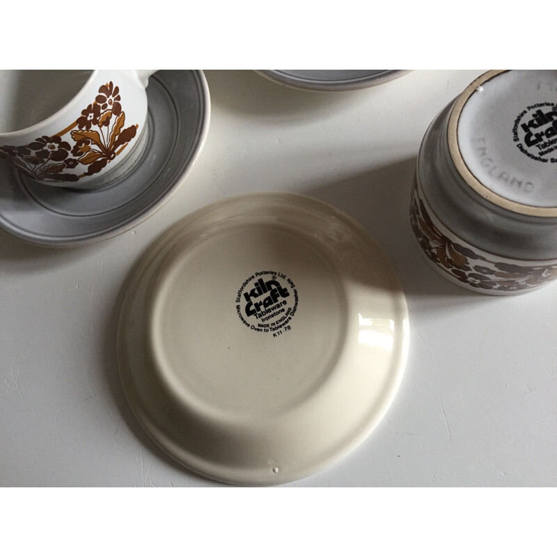 Vintage ceramic coffee set by Kiln Craft