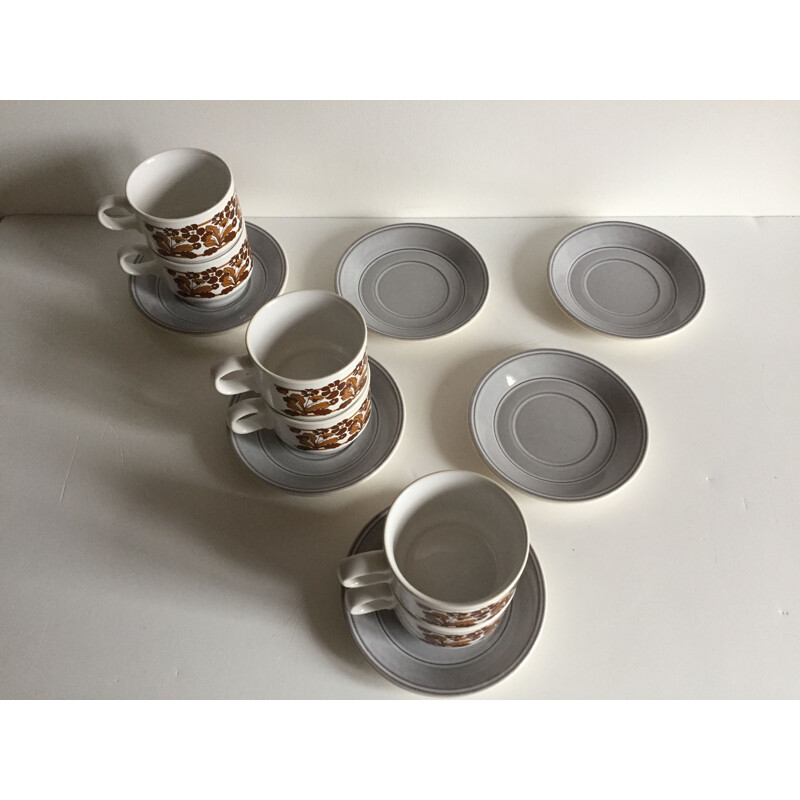 Set da caffè in ceramica vintage di Kiln Craft