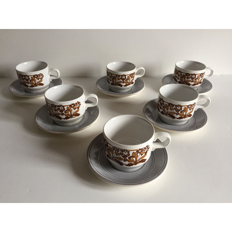 Conjunto de café em cerâmica Vintage da Kiln Craft