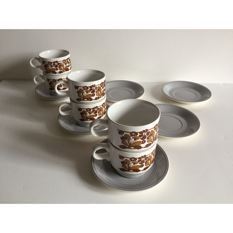 Set da caffè in ceramica vintage di Kiln Craft