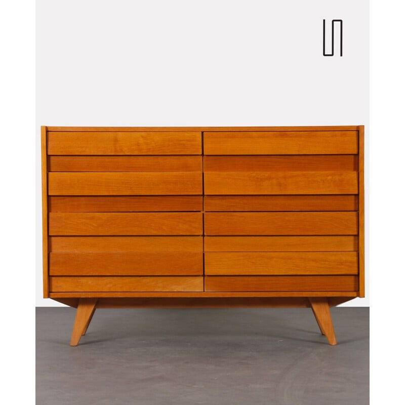 Vintage Czech chest of drawers model U-453 by Jiri Jiroutek for Interier Praha, 1960