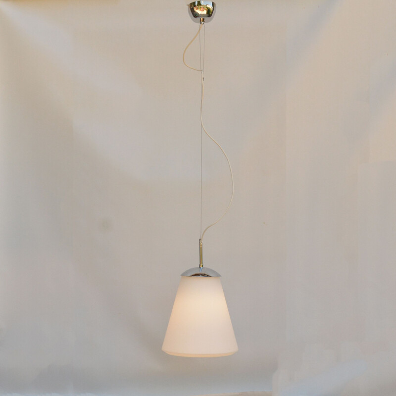 Vintage pendant lamp by Polam Wrocław, Poland 1970s