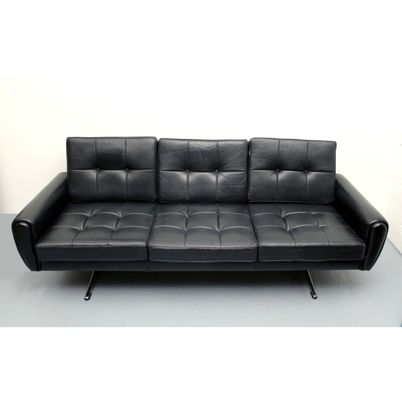 Vintage leather sofa, 1960s