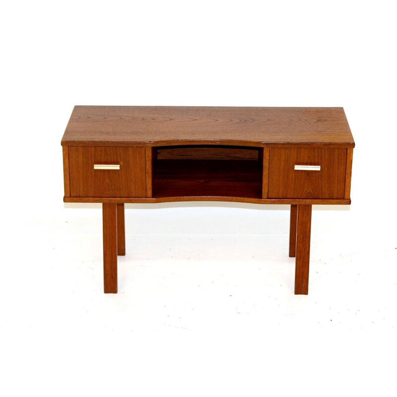 Vintage teak console, Sweden 1970