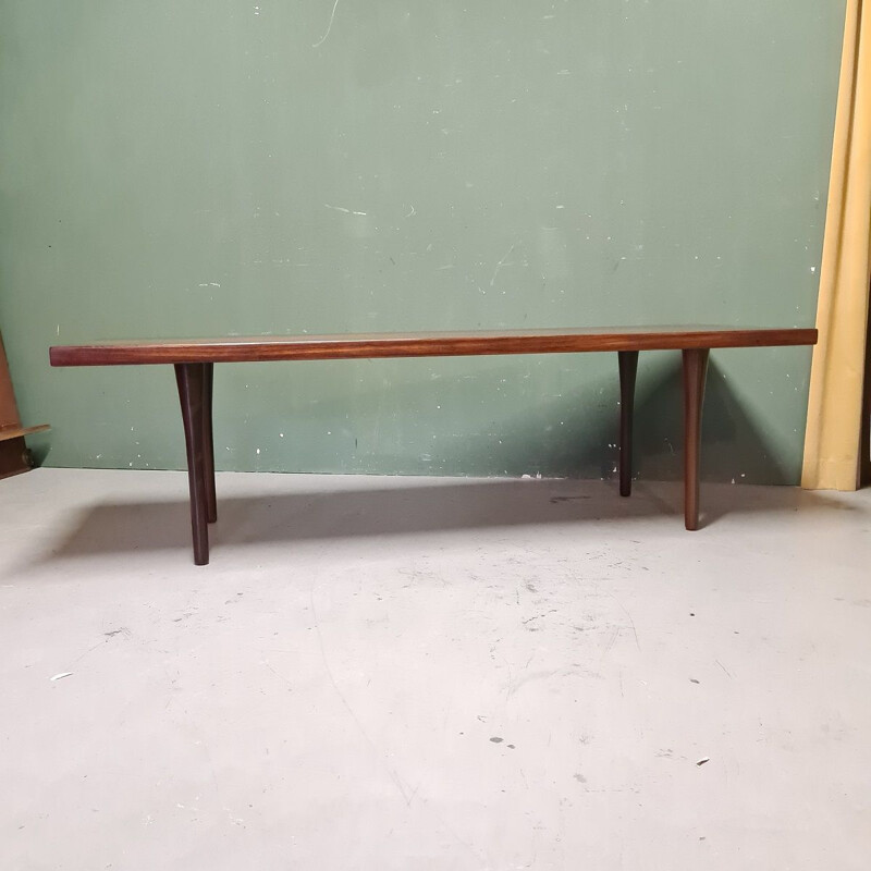 Rosewood vintage coffee table by Nanna Ditzel for Søren Wiladsen, Denmark 1950s