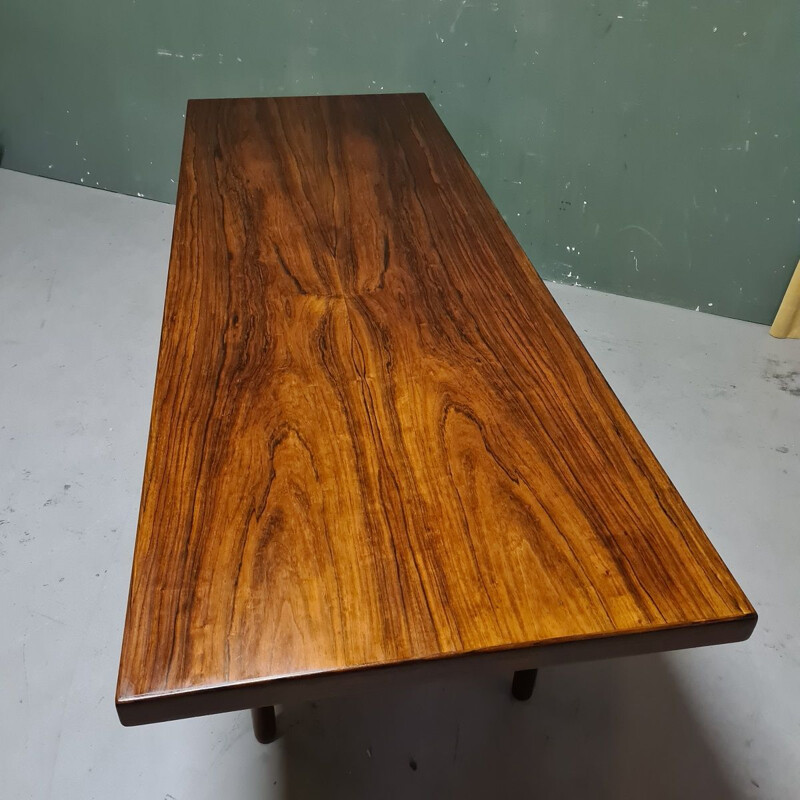 Rosewood vintage coffee table by Nanna Ditzel for Søren Wiladsen, Denmark 1950s