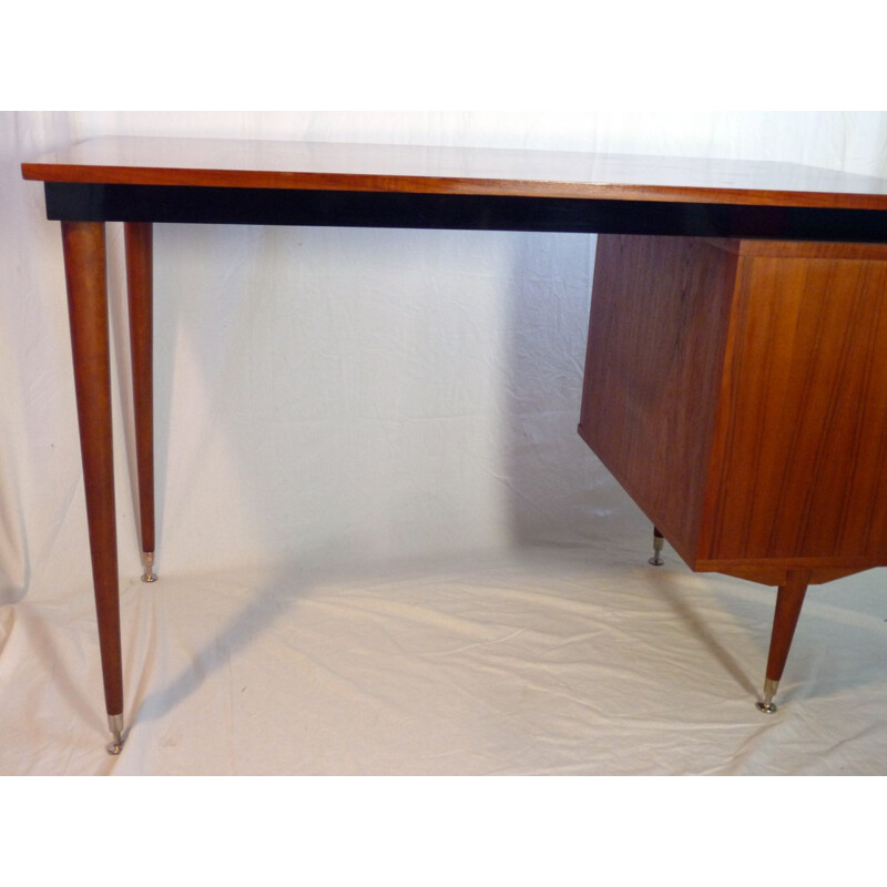 Vintage teak desk by Arne Vodder