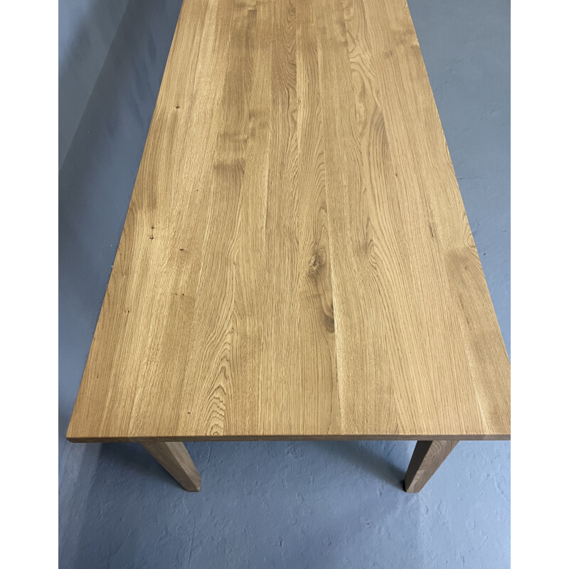 XXXL vintage farm table in solid oakwood