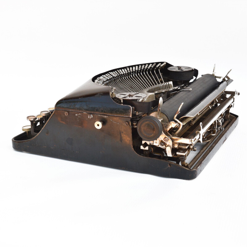 Vintage Torpedo suitcase typewriter, Germany 1930s
