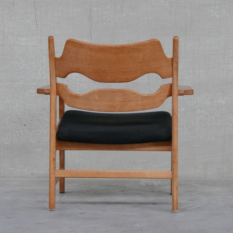 Oakwood Danish mid-century armchair by Henning Kjaernulf, 1960s