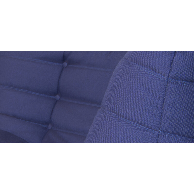 Canapé d'angle modulable "Togo" Ligne Roset en tissu bleu, Michel DUCAROY - 1970