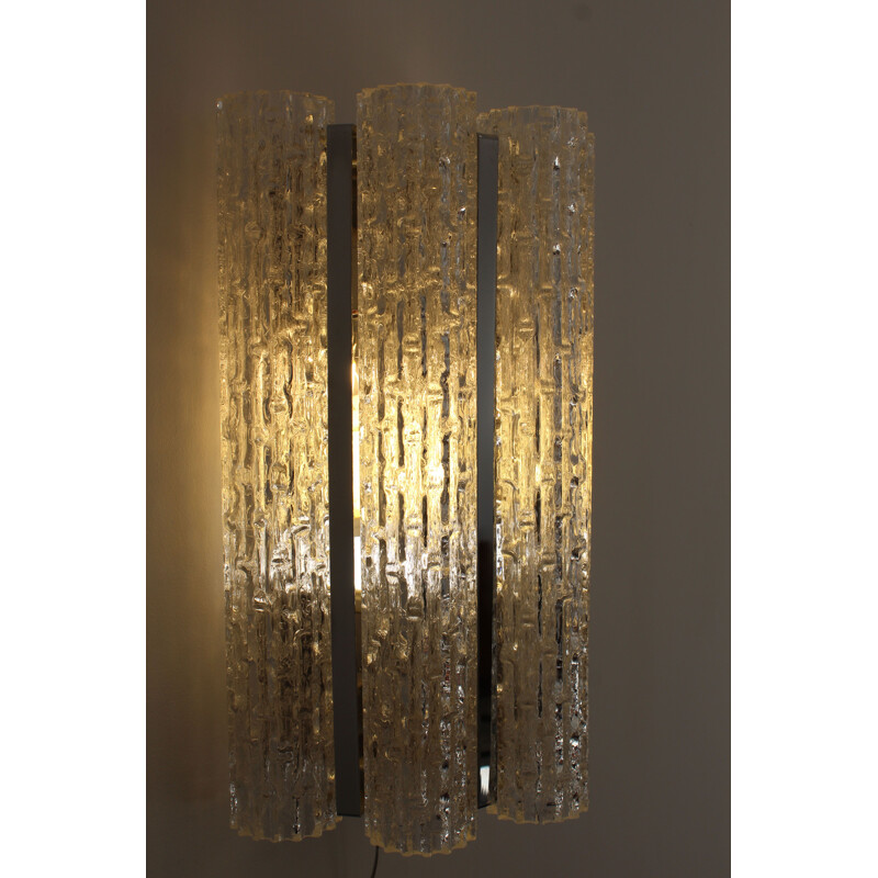 Vintage Murano glass wall lamp, 1970