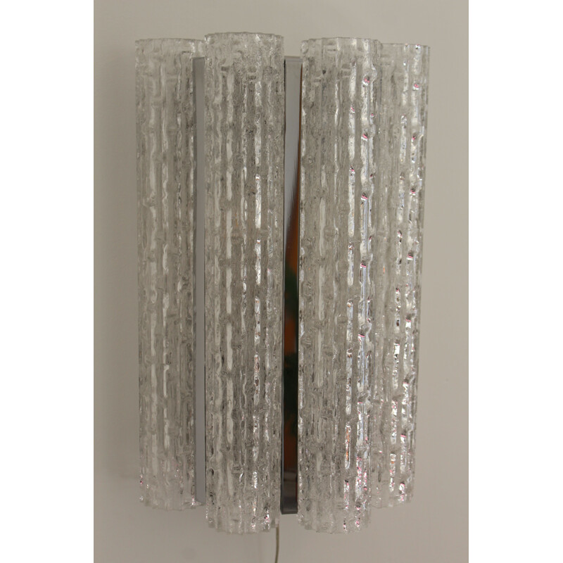 Vintage Murano glass wall lamp, 1970