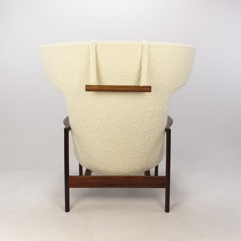 Vintage Sessel mit seitlicher Rückenlehne von Ib Kofod-Larsen, Dänemark 1950