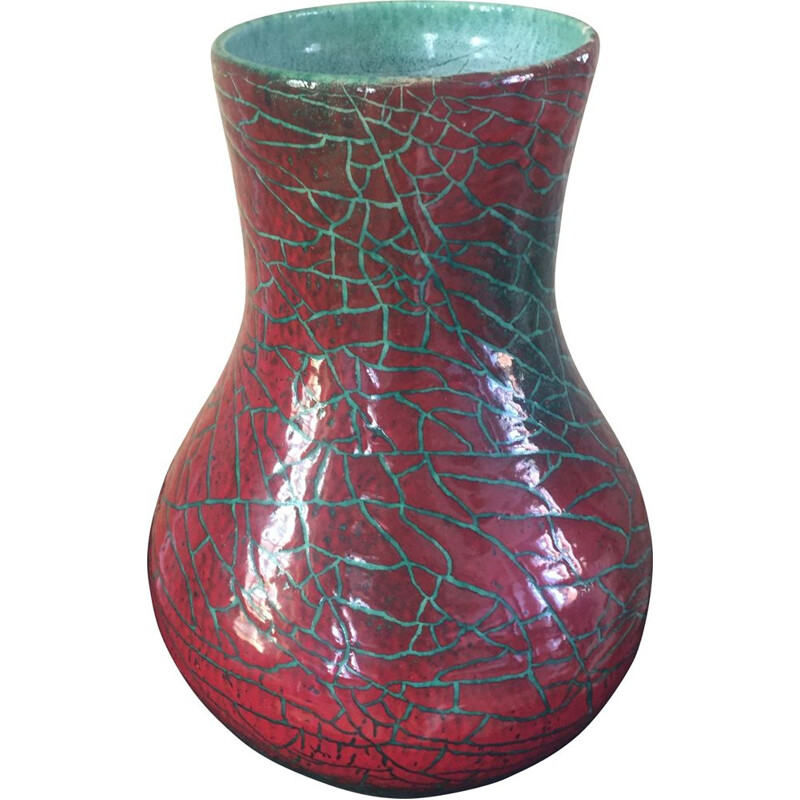 Vintage-Vase aus Keramik aus Accolay