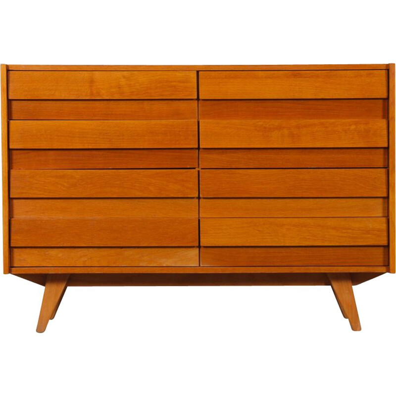 Vintage Czech chest of drawers model U-453 by Jiri Jiroutek for Interier Praha, 1960