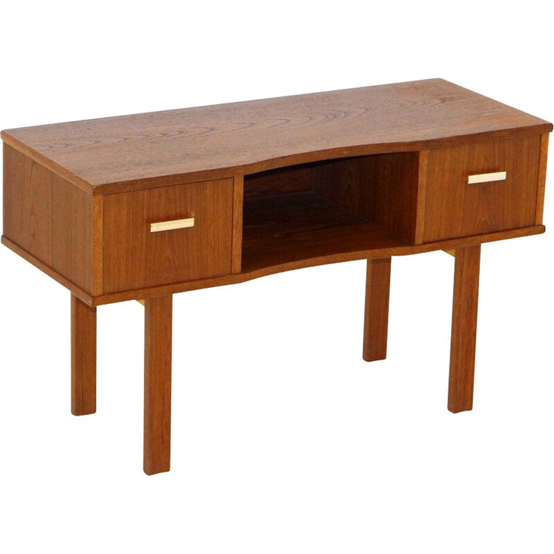 Vintage teak console, Sweden 1970