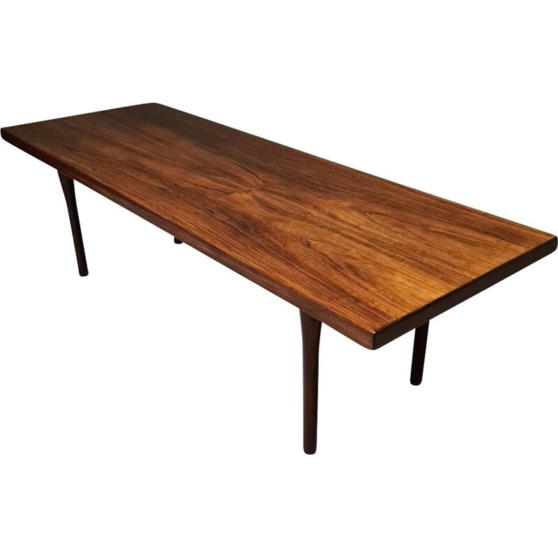 Rosewood vintage coffee table by Nanna Ditzel for Søren Wiladsen, Denmark 1950s