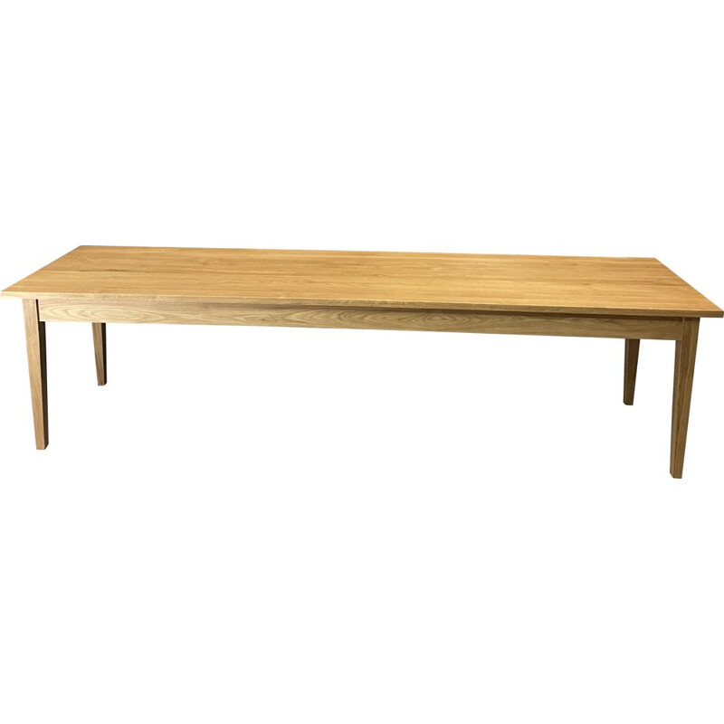 XXXL vintage farm table in solid oakwood