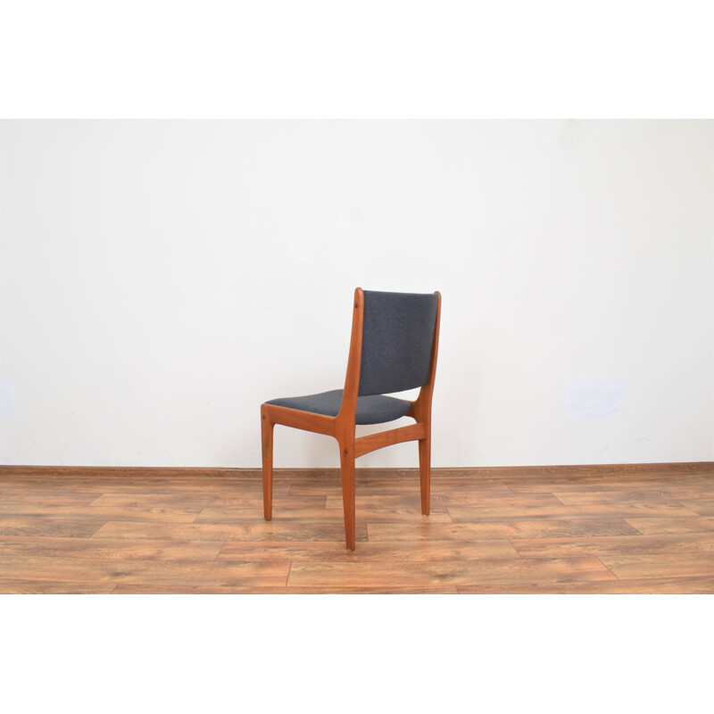 Set of 4 mid-century Danish teak dininng chairs by Johannes Andersen, 1960s