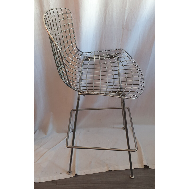 Vintage high stool by Harry Bertoia for knoll, 1960-1970