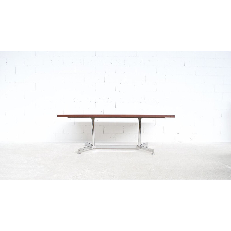 Table vintage en palissandre par Georges Frydman pour Efa, 1970