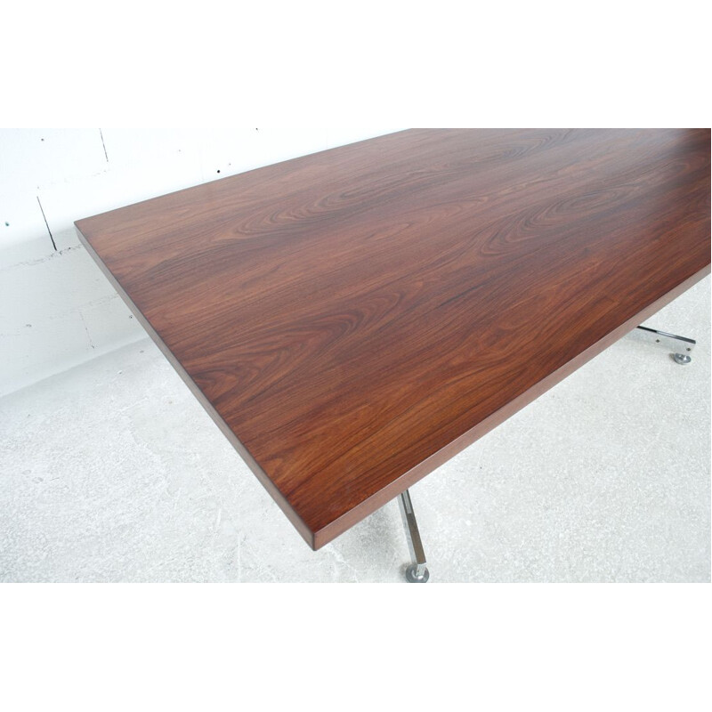 Vintage rosewood table by Georges Frydman for Efa, 1970