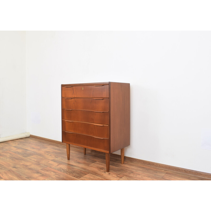 Mid-century Danish teak chest of drawers, 1960s