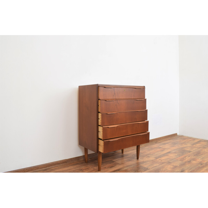 Mid-century Danish teak chest of drawers, 1960s